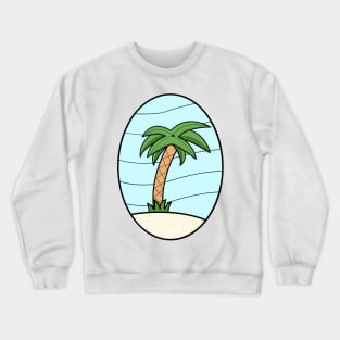 Palm Tree Crewneck Sweatshirt